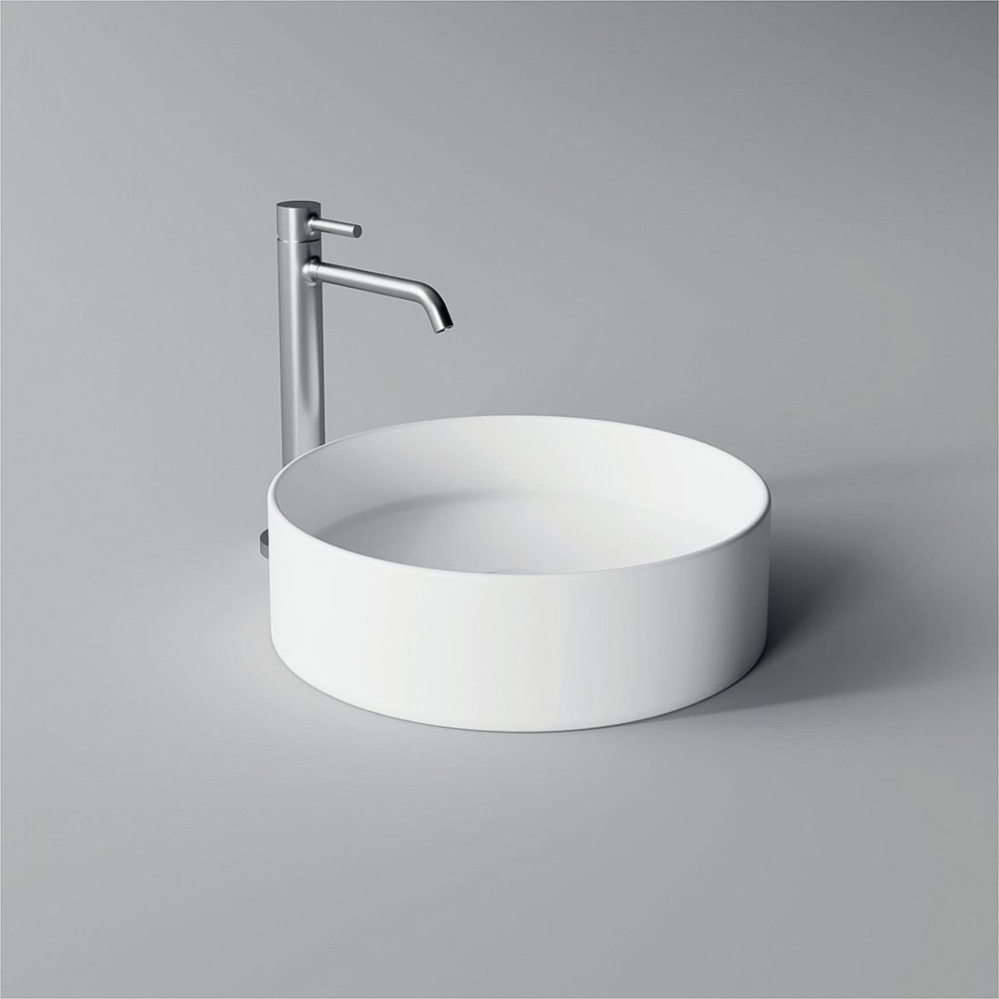 Hide Circle, lavabo da appoggio ⌀40,5 Cm di Alice