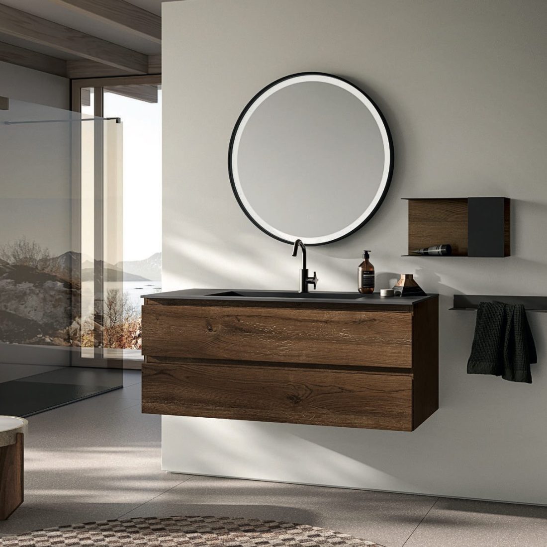 Saturno specchiera ideal bagni