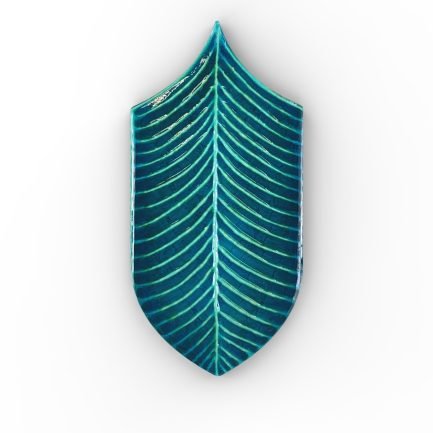 Calathea Vitrum Oceano, piastrelle lucide fatte a mano 10 x 20 cm di Acquario Due